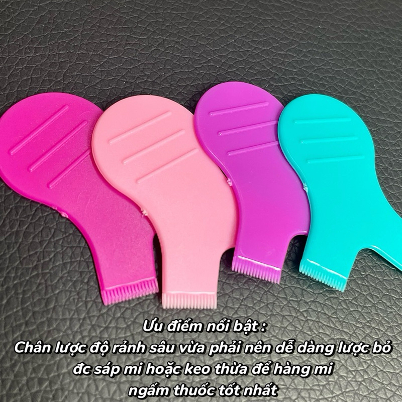 [hàng loại 1] THANH GẠT MI CHẢI MI bản Âu_ lược chải mi bản to dễ dàng bắt mi lên trục đủ màu hanhnguyen999