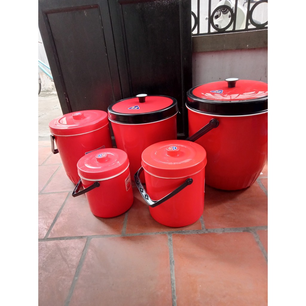 Phích Đá Tròn, Phích đá giữ nhiệt có quai sách nhiều dung tích Chính Hãng VIỆT NHẬT