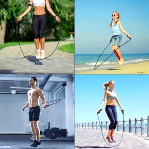 DÂY NHẢY LÕI THÉP KHÔNG TẠ, Dây nhảy cáp lõi thép giảm cân, không tạ, siêu bền, tập thể dục thể thao tại nhà: DAYNHAY7