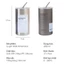 Ly giữ cao cấp Iced Americano, được làm từ inox 304 cách nhiệt tốt, BÌNH NƯỚC LATTE: BINHGIUNHIET