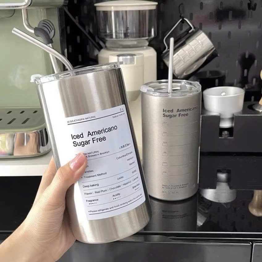Ly giữ cao cấp Iced Americano , Cốc được làm từ inox 304 cách nhiệt tốt,  BÌNH NƯỚC LATTE: BINHGIUNHIET4