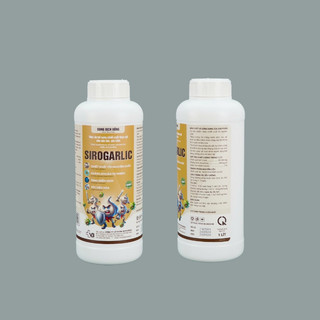 Dung dịch chiết xuất tỏi nguyên chất Sirogarlic 1lít Vb Pharma giúp vật nuôi tăng miễn dịch,tiêu hoá