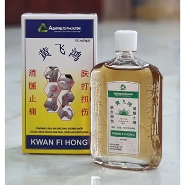 [MUA LÀ TẶNG] Dầu nóng KWAN FI HONG - RẤT NÓNG XOA BÓP ĐAU NHỨC RẤT HIỆU QUẢ (SP CỦA CTY DƯỢC AGIMEXPHARM)