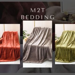 Chăn Lông Tuyết M2T BEDDING Mềm Mịn  Dùng 4 Mùa Kích Thước 2m x 2m3