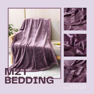 Chăn Lông Tuyết M2T BEDDING Mềm Mịn  Dùng 4 Mùa Kích Thước 2m x 2m3