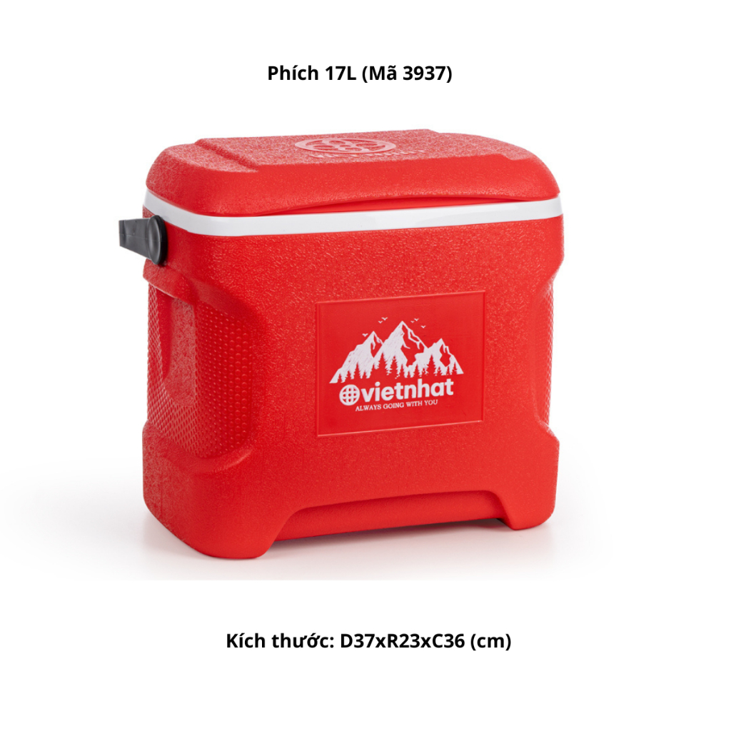 Phích Đá Vuông Giữ Nhiệt 48 Giờ 7L, 15L, 17L, 26L Chính Hãng VIỆT NHẬT