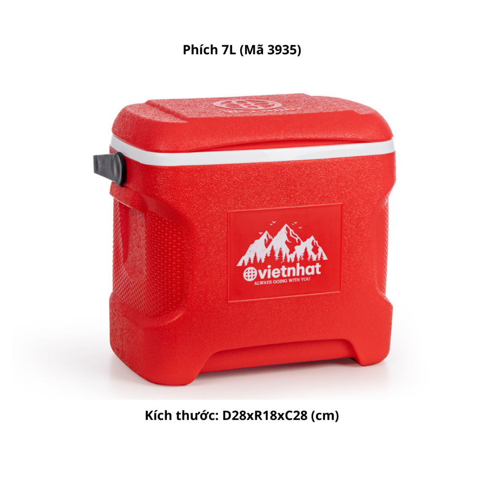 Phích Đá Vuông Giữ Nhiệt 48 Giờ 7L, 15L, 17L, 26L Chính Hãng VIỆT NHẬT