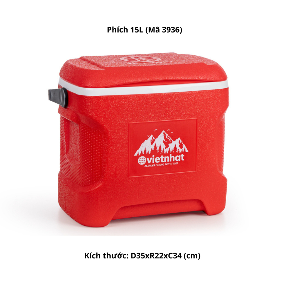 Phích Đá Vuông Giữ Nhiệt 48 Giờ 7L, 15L, 17L, 26L Chính Hãng VIỆT NHẬT