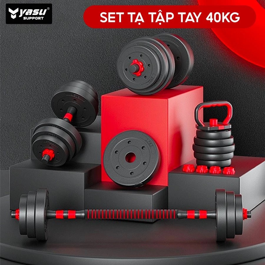 Bộ tạ tay đa năng 10KG,20KG,30KG, 40KG Dumbell Set cao cấp Yasu ...