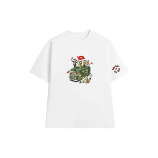 Áo thun OVERSIZE UNISEX form rộng nam nữ in hình tranh vẽ yêu nước chất Cotton mềm mịn 250Gsm