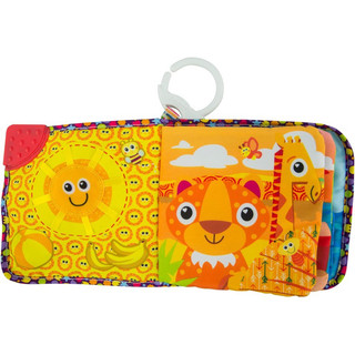 Đồ chơi treo cũi, xe đẩy sách vải cho bé khám phá - Lamaze Fun With Colors Book