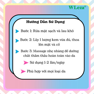 Kem Dưỡng trắng, Ngừa lão hóa da Vip Wleza
