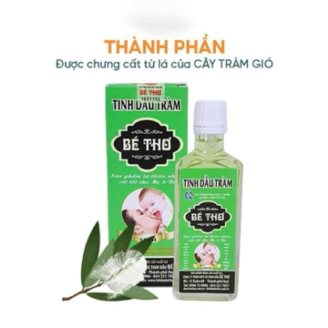 Dầu tràm cho bé Tinh Dầu Tràm Bé Thơ 50ml có tem chính hãng cty Bé Thơ