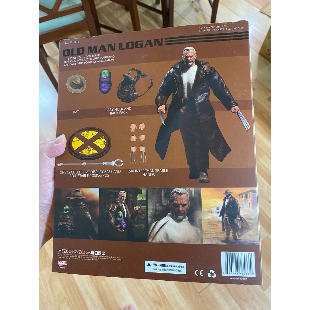 Mô hình MEZCO Wolverine Old Man Logan | Shopee Việt Nam