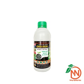 Phân Bón Lá ORG HUM 1 Lít - Bung Rễ Bật mầm - Giải Độc Giá Thể - Cung Cấp Humic Acid và Fulvic Acid