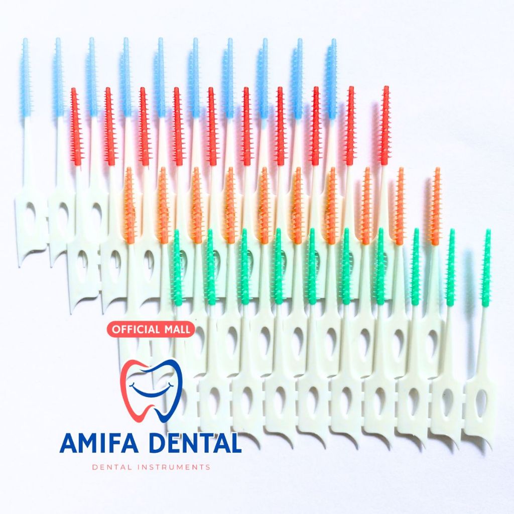 Set 120-200 Chiếc Bàn Chải Kẽ Răng Silicon Siêu Mềm Chăm Sóc Răng Miệng, Silicone Interdental Brushes, Tăm Silicone