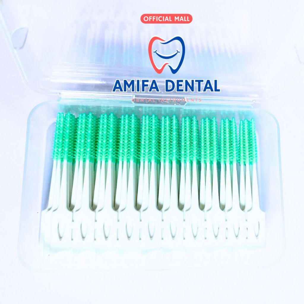 Set 120-200 Chiếc Bàn Chải Kẽ Răng Silicon Siêu Mềm Chăm Sóc Răng Miệng, Silicone Interdental Brushes, Tăm Silicone