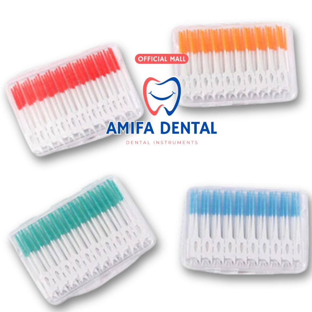 Set 120-200 Chiếc Bàn Chải Kẽ Răng Silicon Siêu Mềm Chăm Sóc Răng Miệng, Silicone Interdental Brushes, Tăm Silicone