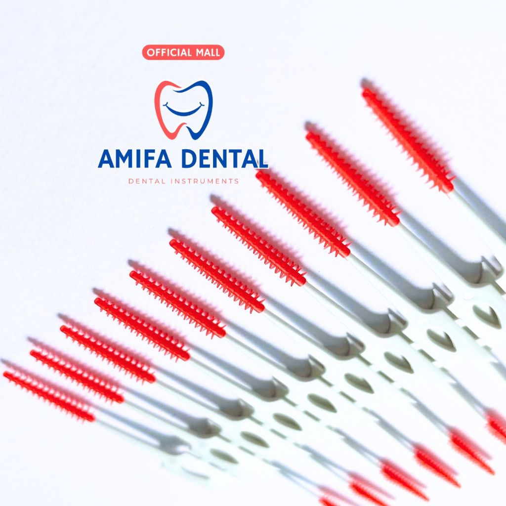 Set 120-200 Chiếc Bàn Chải Kẽ Răng Silicon Siêu Mềm Chăm Sóc Răng Miệng, Silicone Interdental Brushes, Tăm Silicone