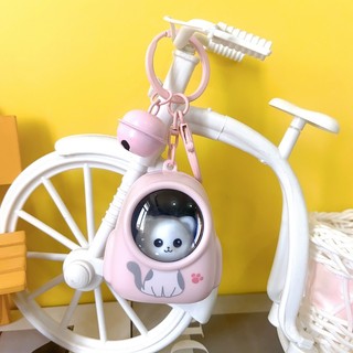 Móc Khóa Gấu Phi Hành Gia Có Đèn – Móc Khóa Mèo Cute Phát Sáng, Phụ Kiện Balo Dễ Thương, Quà Tặng