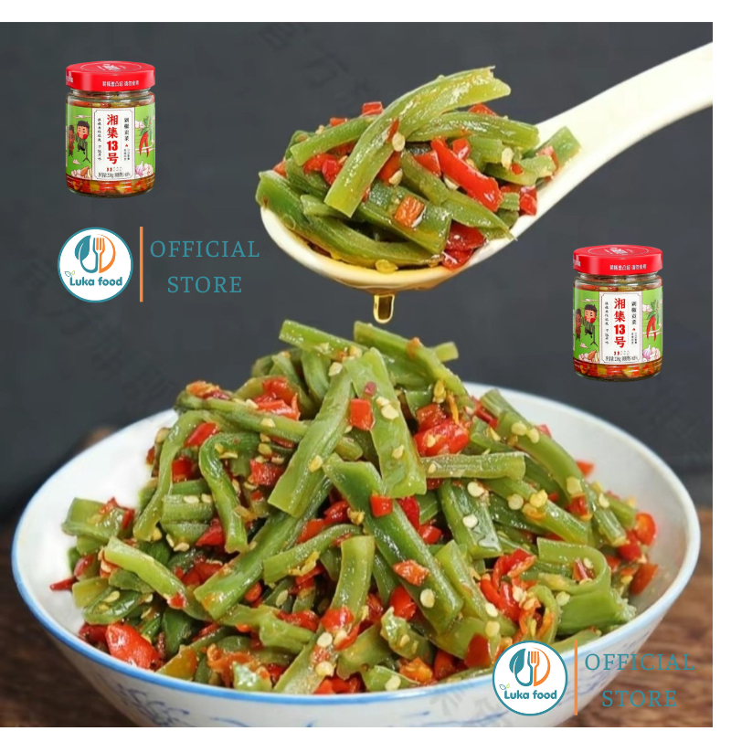 Rau Tiến Vua Chưng Ớt Hồ Nam 238g số 13 - Giòn Sần Sật, Vị Cay Thơm, Đồ Ăn Kèm Cơm, Hàng Loại 1 Chuẩn Nội Địa Luka Food