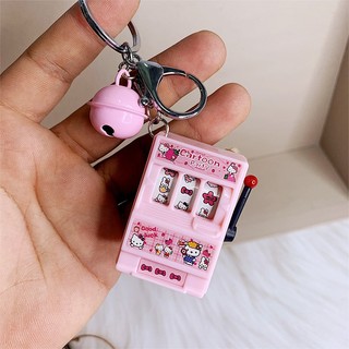 Móc Khóa Lucky Máy Trò Chơi Casino  – Móc Treo Máy May Mắn, Đồ Chơi Mini Dễ Thương, Phụ Kiện