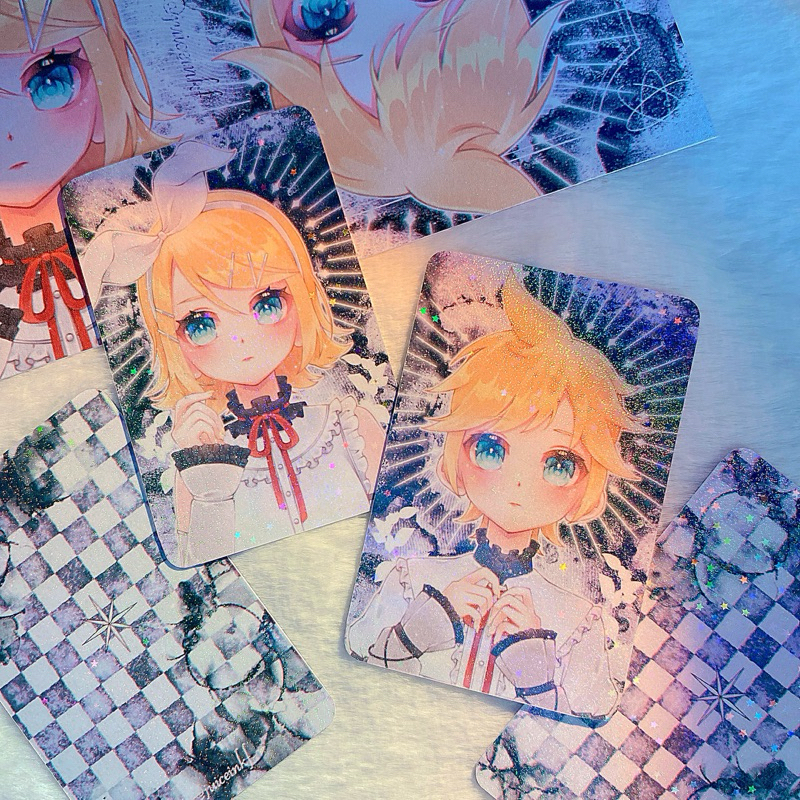 Card Bo Góc - Kagamine Rin & Len Niigo ( Project Sekai ) | Shopee Việt Nam