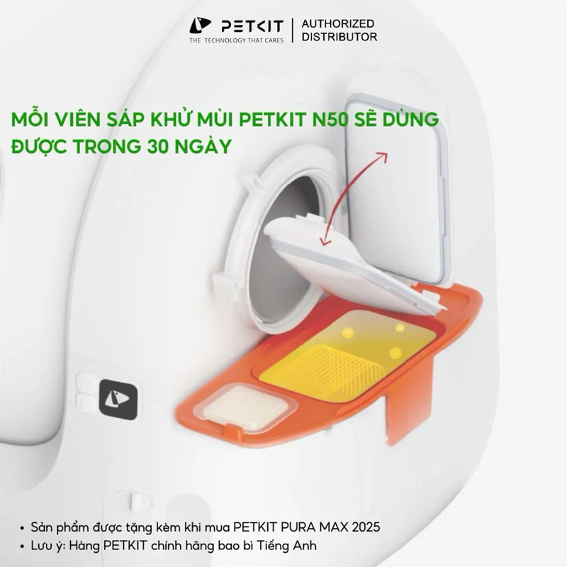 Ảnh Hộp Sáp Khử Mùi N50.20 gồm 3 viên Cho Máy Vệ Sinh, Máy Dọn Phân Tự Động Petkit Pura Max 2