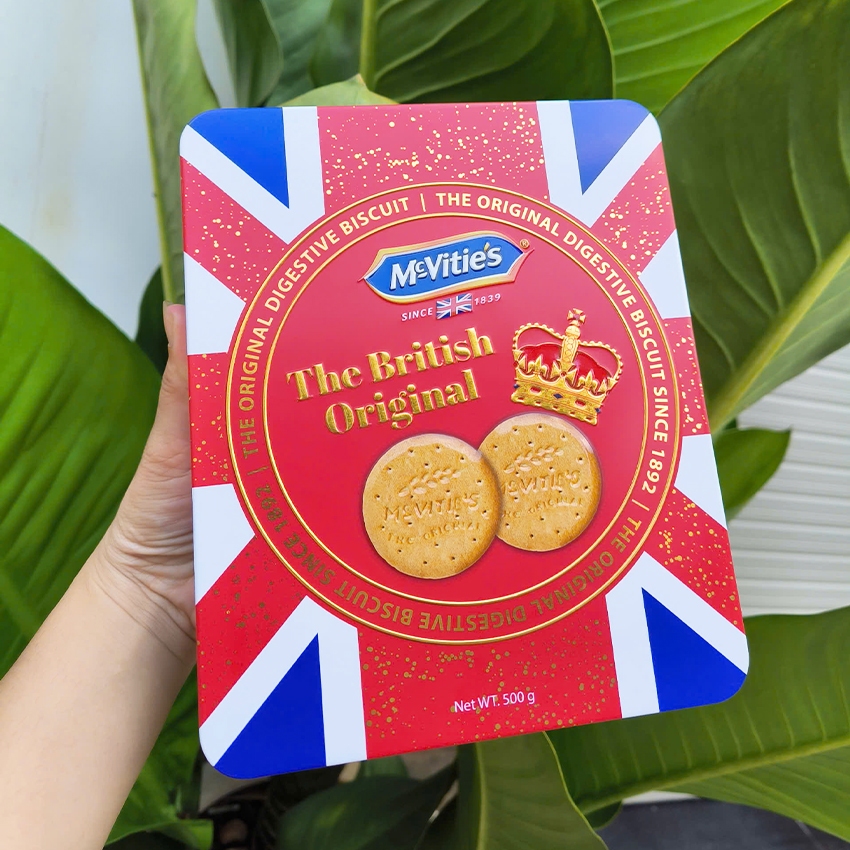 Bánh Quy Lúa Mỳ McVities Digestive Nguyên Cám Truyền Thống Hộp Thiếc ...