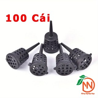 100 Rọ Nhựa Đựng Phân Tan Chậm Cho Cây