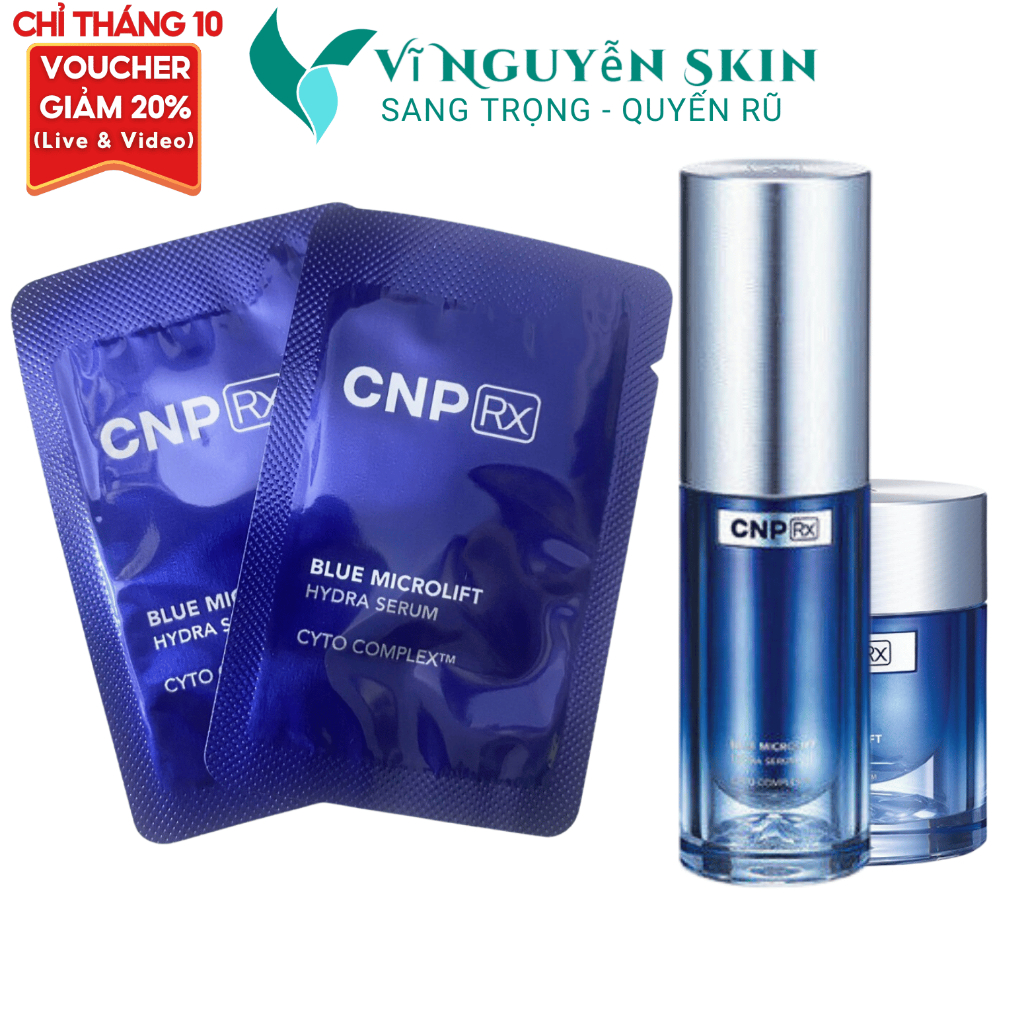 Gói Tinh Chất Cấp Nước, Phục Hồi Da Chuyên Sâu Blue Microlift Hydra CNP ...