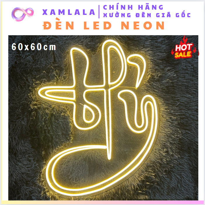 Đèn led neon chữ Hỷ đám cưới, trang trí sự kiện, tiệc cưới, nhiều mẫu ...