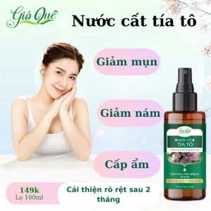 Nước cất tía tô 100ml giảm mụn, giảm nám