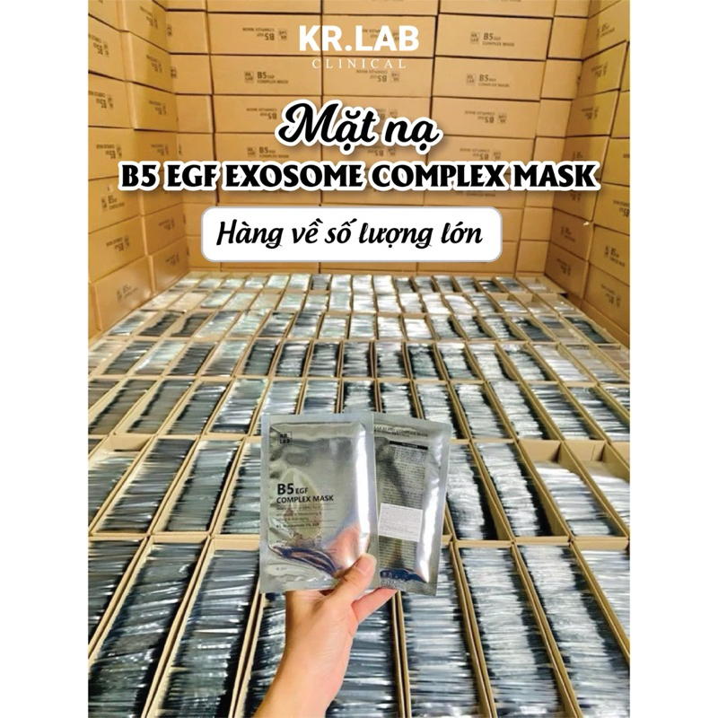 Combo 30-50 Mặt nạ Kr.Lab B5 EGF conplex mask 25ml hạn 2028 dưỡng sáng phục hồi IS193