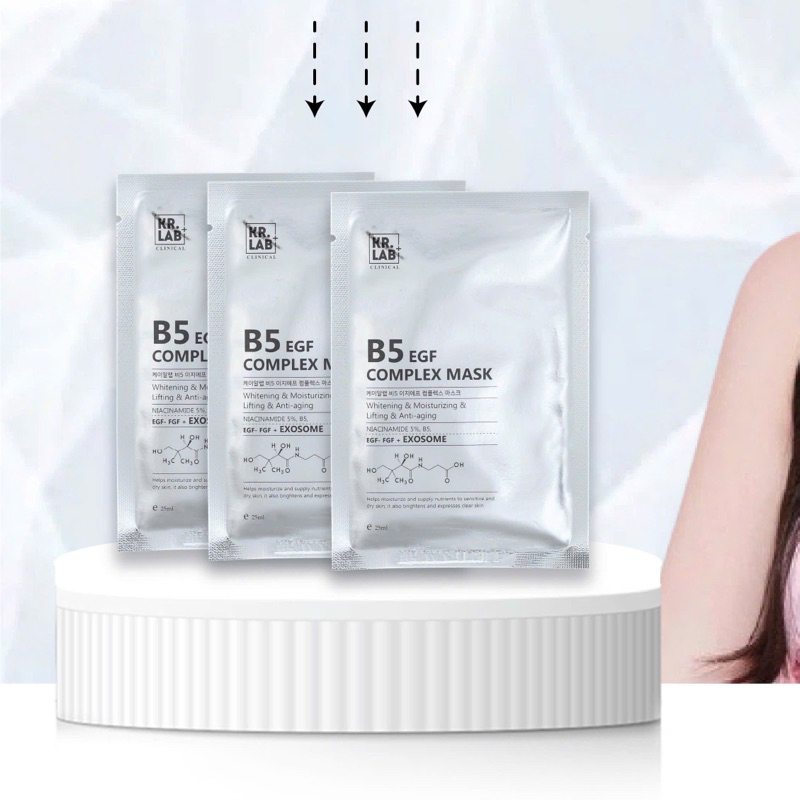 Combo 30-50 Mặt nạ Kr.Lab B5 EGF conplex mask 25ml hạn 2028 dưỡng sáng phục hồi IS193