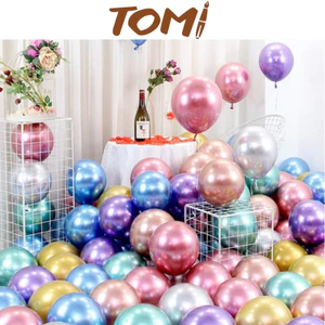 Set 10 Bong Bóng Siêu Nhũ Trang Trí Tiệc Siêu Đẹp TOMI 304