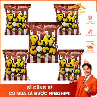 Bim bim Snack Puff Corn vị sô cô la gói 35g/gói Bim bim socola
