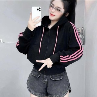 (CÓ TÚI TRONG )ÁO KHOÁC NỈ CẦU VỒNG CÓ NÓN CHỐNG NẮNG  PHONG CÁCH MỚI MẼ DỄ MẶC PHÙ HỢP THỜI TRANG