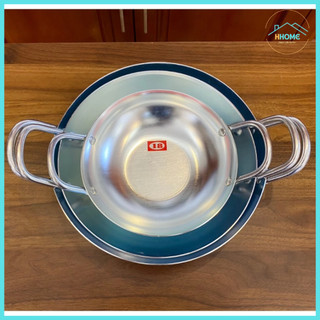 [Kho Sỉ] Combo  Chảo Nhôm Hai Quai 18-22- CM Sâu Lòng Hàng Rẻ Bền Đẹp, Xào Nấu Đủ Món - Hùng home