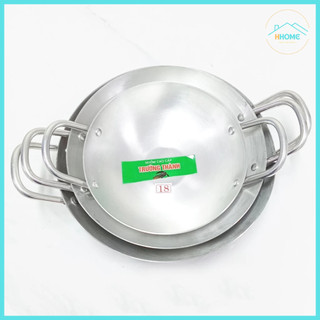 [Kho Sỉ] Combo  Chảo Nhôm Hai Quai 18-22- CM Sâu Lòng Hàng Rẻ Bền Đẹp, Xào Nấu Đủ Món - Hùng home