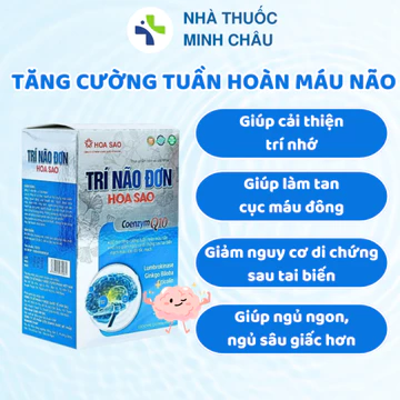 Viên Uống Bổ Não Trí Não Đơn Hoa Sao Cải Thiện Trí Nhớ Tăng Tuần Hoàn Máu Não Giảm Nguy Cơ Tai Biến