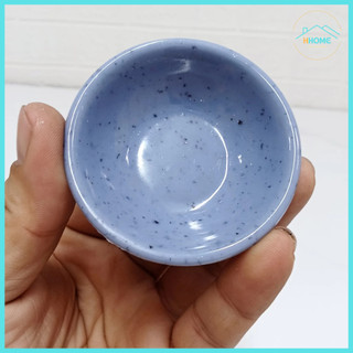 10 Chén mini chấm nước tương, nước mắm, gia vị màu đá xanh cứng, khó bể, chịu nhiệt tốt - Hùng home