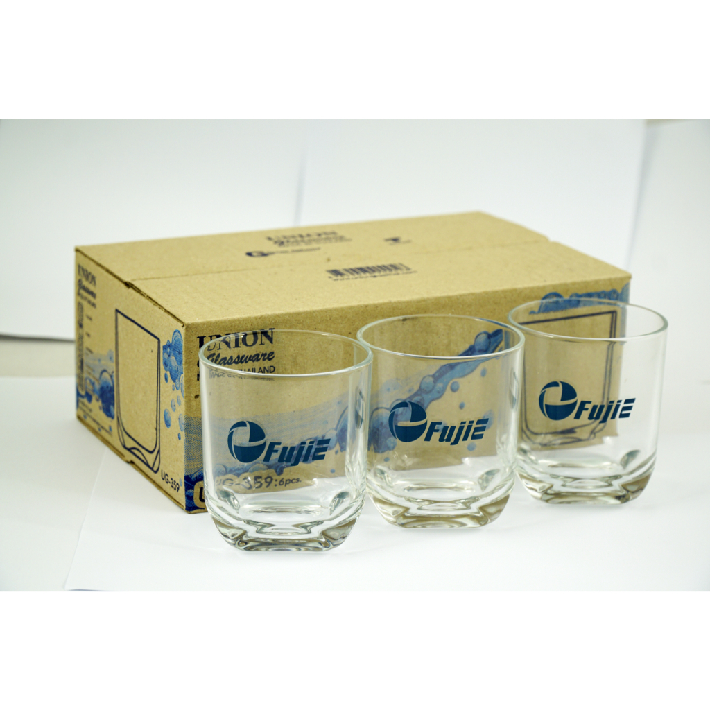 Bộ 6 cốc thủy tinh 250ml [Quà Tặng Thương Hiệu], bộ 6 ly thủy tinh chịu nhiệt tốt