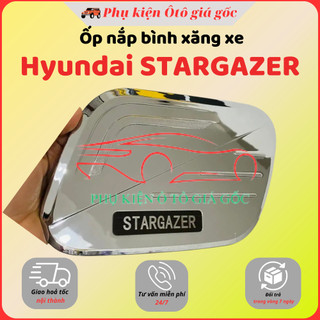 Ốp nắp bình xăng xe Hyundai Stargazer 2022, 2023, 2024, 2025 mạ crom cao cấp, sáng bóng