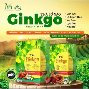 Trà Bổ Não Ginkgo-Hoạt Huyết,Ngủ ngon,Giảm Stress,Đau Đầu,Chóng Mặt,Trà Bổ Não,Trà Ginkgo