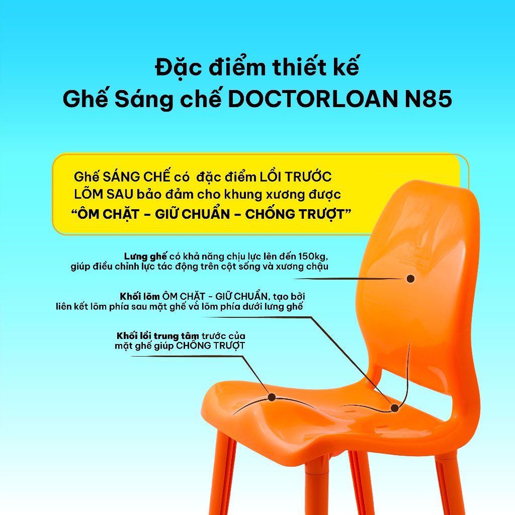 Ảnh Combo dành cho dân văn phòng DOCTORLOAN giữ tư thế ngồi chuẩn bảo vệ cột sống lưng cổ 1