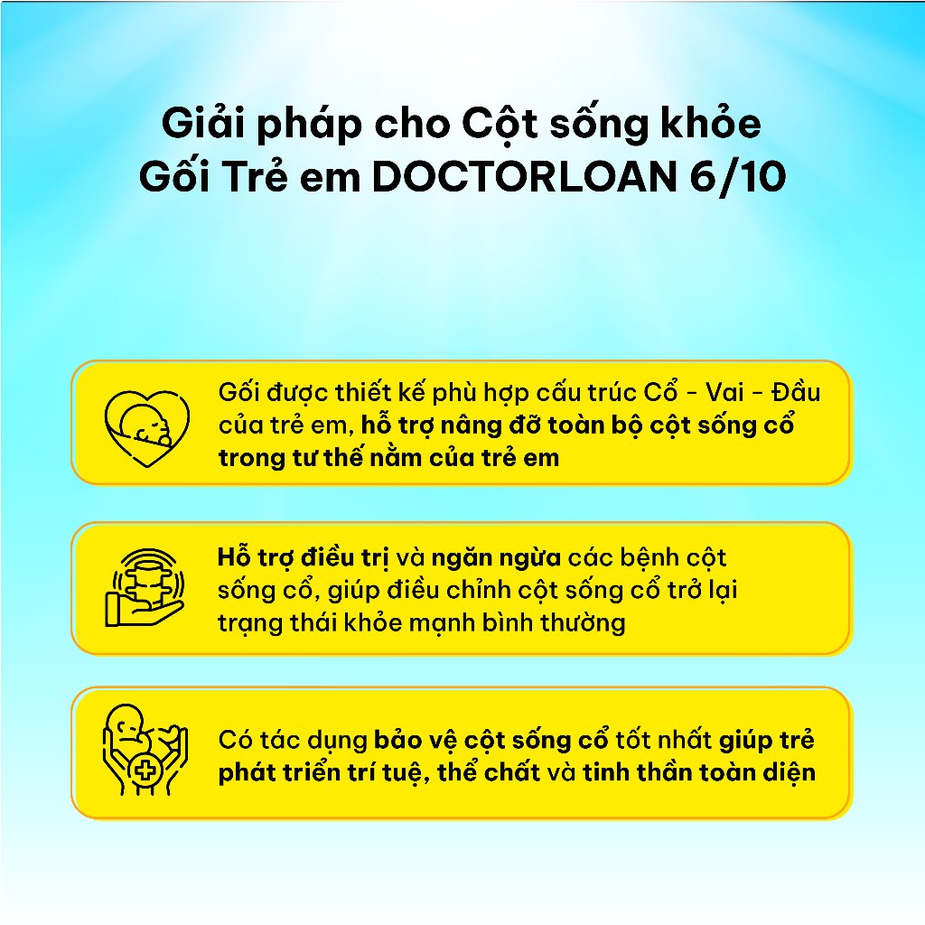 Ảnh Combo cho trẻ em DOCTORLOAN hỗ trợ giữ dáng chuẩn bảo vệ cột sống 3