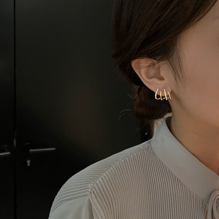 Khuyên tai nữ chuôi bạc 925 Her Accessories nhiều vành phụ kiện sang trọng BT16