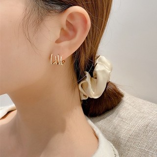 Khuyên tai nữ chuôi bạc 925 Her Accessories nhiều vành phụ kiện sang trọng BT16