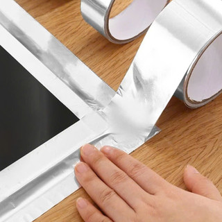 Cuộn băng keo nhôm bạc dán viền bếp chống thấm nước , BĂNG KEO DÁN BỒN BẠC - BĂNGKEO24